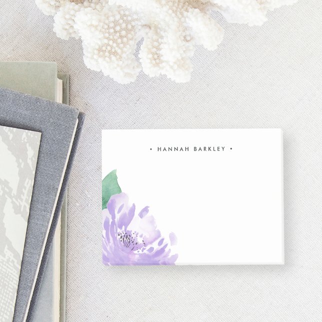 Post-it® Amethyst Peony | Personnalisé (Créateur téléchargé)