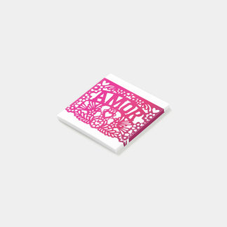 Post-it® AMOR Love Mexicaine papillon picado