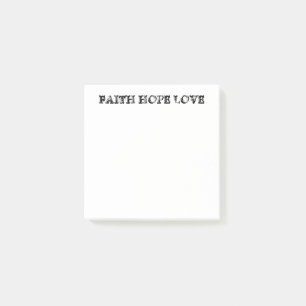 Post-it® Amour d'espoir de foi