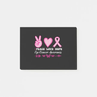 Post-it® amour paix espoir oeil cancer du sein