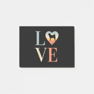 Post-it® Amour Vintage Sibérie Husky cadeau Cadeau Valent