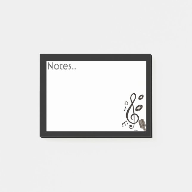 Post-it® Amoureux de la musique (Devant)