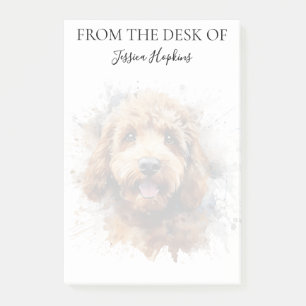 Post-it® Amoureux de Labradoodle Chien Monogrammé
