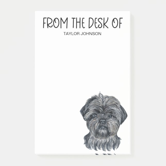 Post-it® Amoureux de l'Affenpinscher  (Devant)