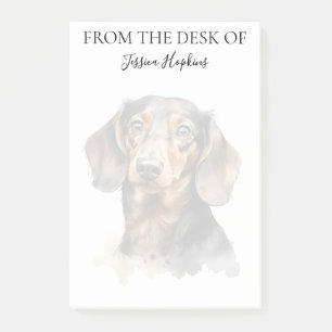 Post-it® Amoureux de Teckel Monogrammé Chien