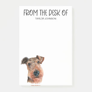 Post-it® Amoureux de Terrier Airedale