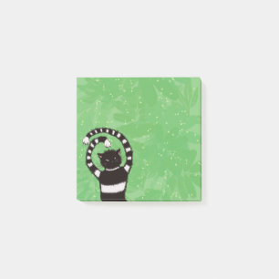 Post-it® Amoureux des chats de printemps Evil Kitty Green