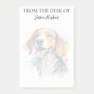 Post-it® Amoureux du Beagle Chien Monogrammé