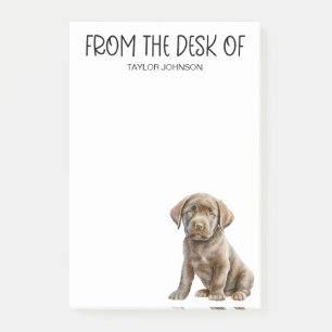 Post-it® Amoureux du Labrador Chocolat