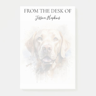 Post-it® Amoureux du Labrador Retriever Chien Monogrammé