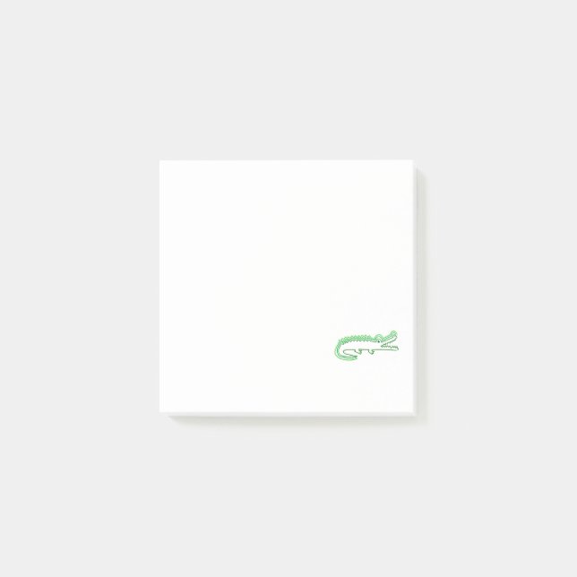 Post-it® Amusant Alligator Echo Art (Devant)