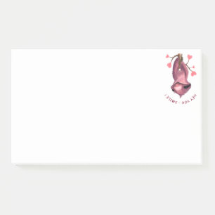 Post-it® Amusant sourire romantique