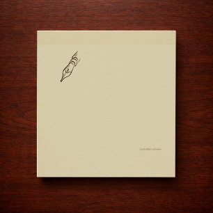 Post-it® Ancien Bec de plume - Bibliothèque minimaliste de