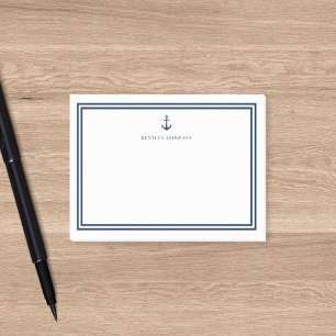 Post-it® Ancre classique moderne personnalisée en couleur 