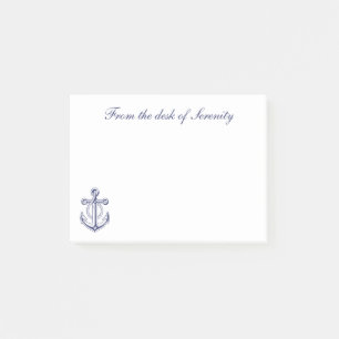 Post-it® Ancre nautique marin Mer Océan Personnalisé