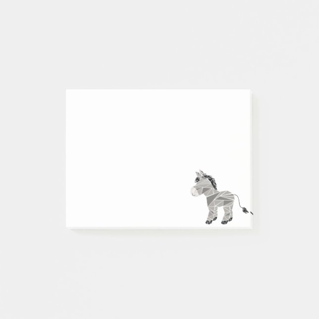 Post-it® Âne géométrique (Devant)