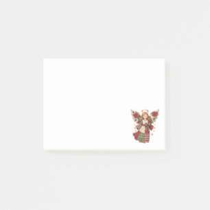 Post-it® Ange de Noël avec étoiles dorées