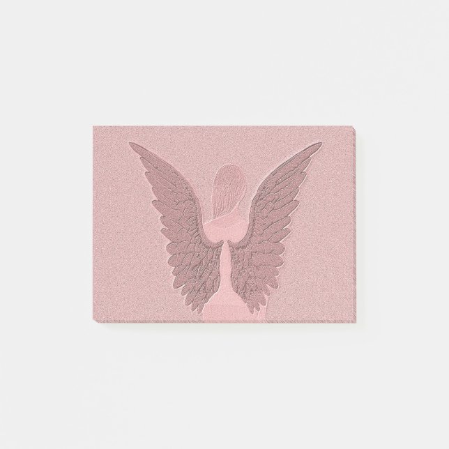 Post-it® Ange gardien rose (Devant)