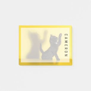 Post-it® Animaux de bébés cutest   Black Cat Jouer