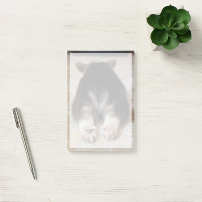 Post-it® Animaux de bébés cutest | Corgi Puppy Derrière (Bureau)