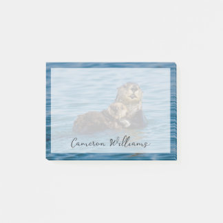 Post-it® Animaux de bébés cutest | Mère & Bébé Sea Otter