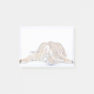 Post-it® Animaux de bébés cutest Sleepy Baby Tiger Cub