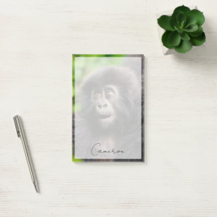 Post-it® Animaux de bébés cutest   Young Mountain Gorilla
