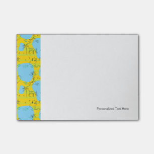 Post-it® Animaux jouant bébé motif arrière - plan