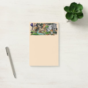 Post-it® Animaux sauvages de la Savane africaine