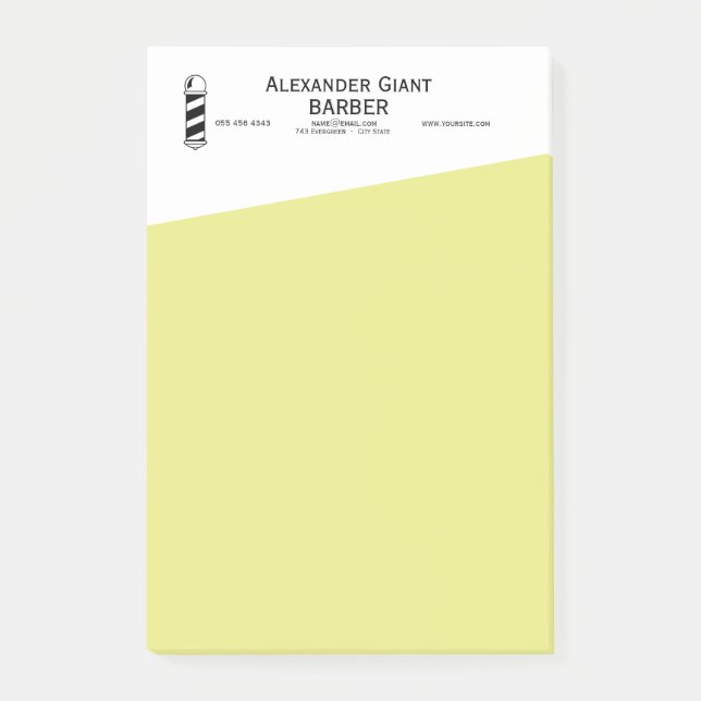 Post-it®-Anmerkungen 4 x 6 Post-it Klebezettel (Vorderseite)