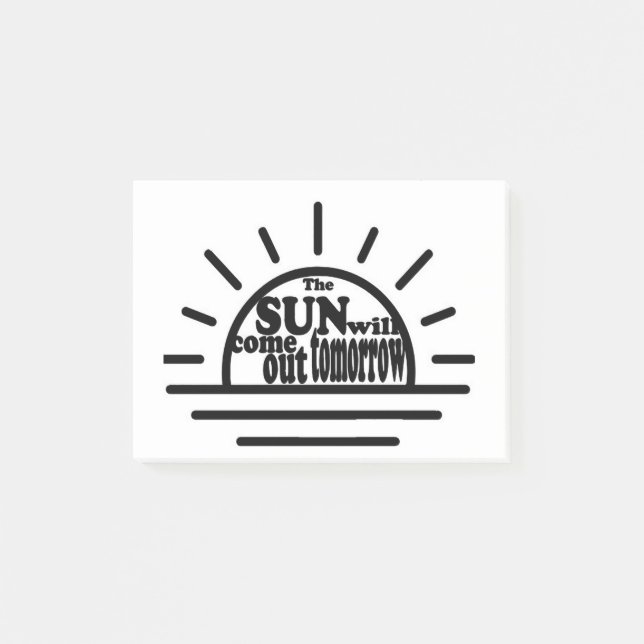 Post-it® Annie : Le Soleil sortira demain (Devant)