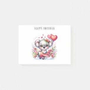 Post-it® Anniversaire de Koala Volant