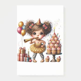 Post-it® Anniversaire drôle de gnome excentrique