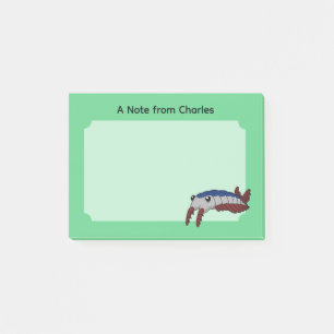 Post-it® Anomalocaris animal préhistorique Rectangulaire