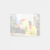 Août Macke Bright House aquarelle peinture