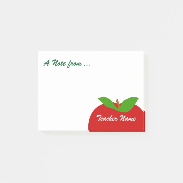 Post-it® Apple conçoivent la note collante de note (Devant)