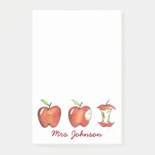 Post-it® Apple pour l'école enseignant Apples Cadeau