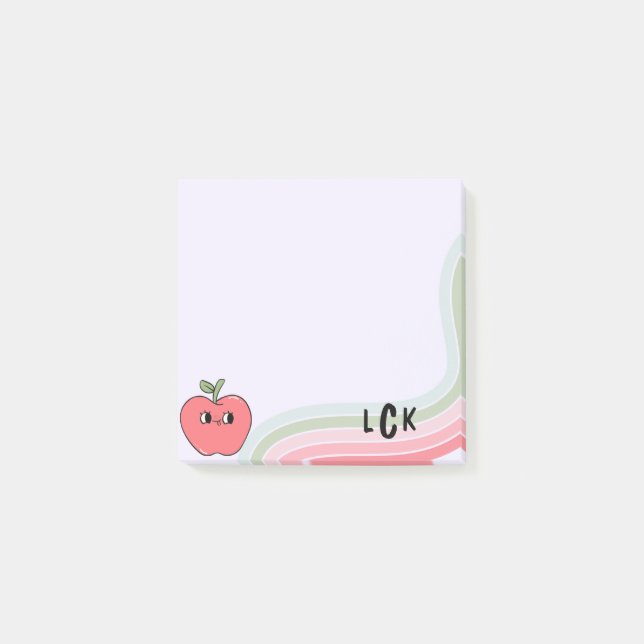 Post-it® Apple Teacher Post-it Notes (Devant)