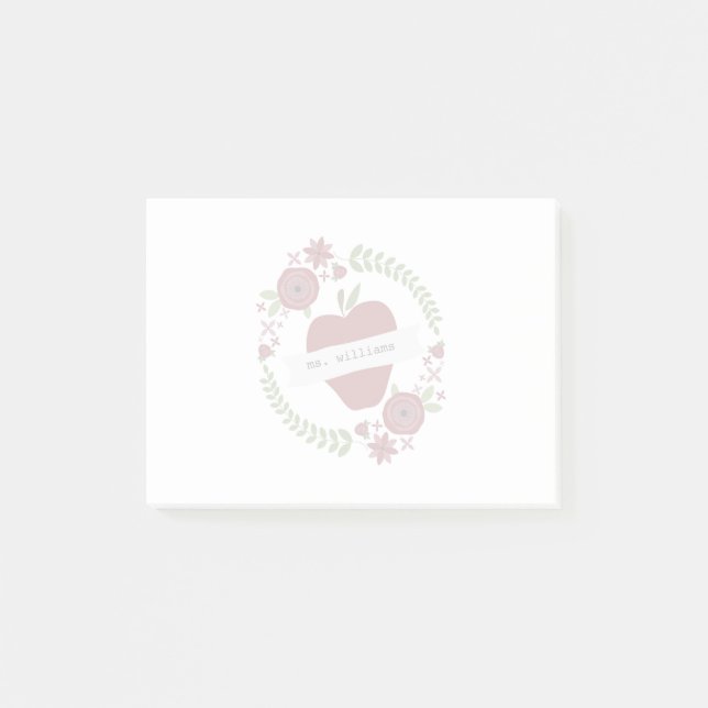 Post-it® Apple tressent le professeur (Devant)