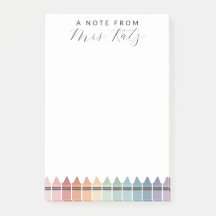 Appréciation de l'enseignant Crayon