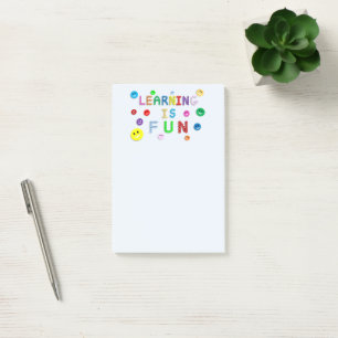 Post-it® Apprendre est amusant Visages souriants