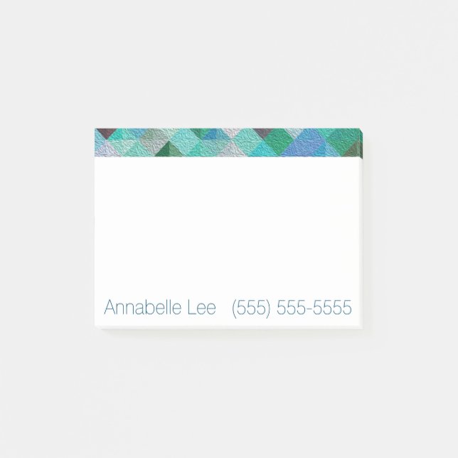 Post-it® Aqua Quilty (Devant)