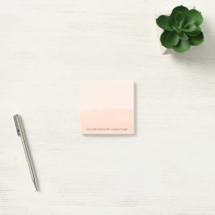 Post-it® Aquarelle Abstraite Orange Pâle