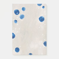 Aquarelle bleu marine pois nautiques