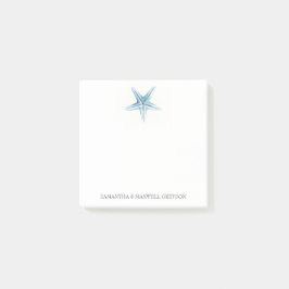 Post-it® Aquarelle Blue Starfish