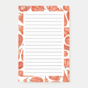 Post-it® Aquarelle Citrouilles Automne Thème Post-it Notes