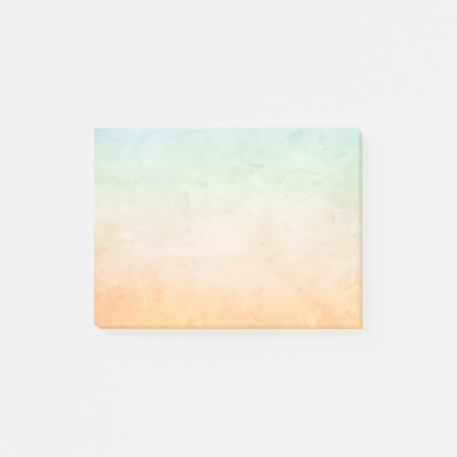 Post-it® Aquarelle couleur douce Stylé Simple (Devant)