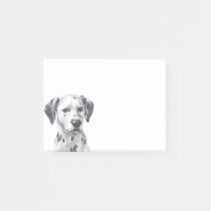 Post-it® Aquarelle dalmatienne d'animal familier de chien