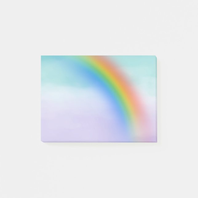 Post-it® Aquarelle d'Aqua Purple Rainbow Ombre (Devant)