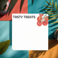 Aquarelle de tomates Monogramme PERSONNALISÉ